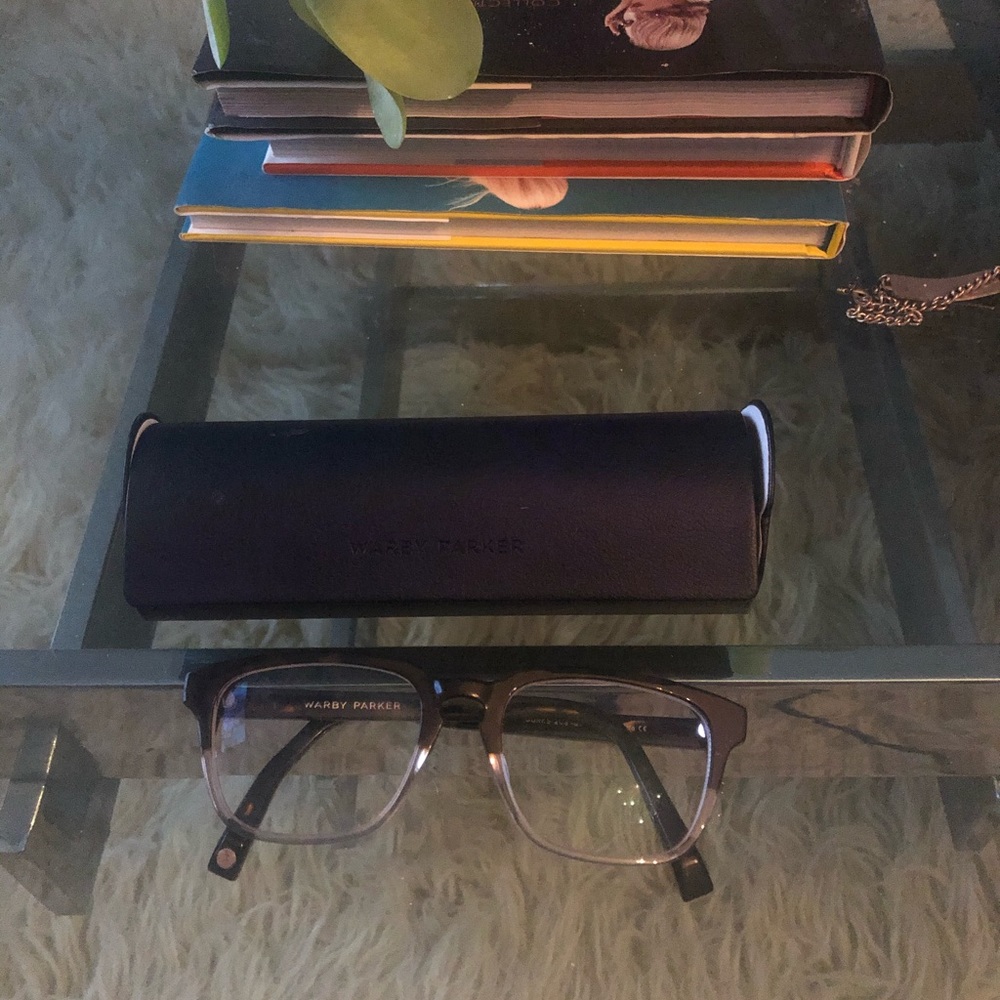 Warby Parker Burke Glasses with Case - Picture 1 of 3